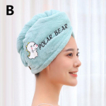 Moteri&scaron;ka vonios kepurė i&scaron; mikropluo&scaron;to greitai džiūstanti du&scaron;o kepuraitė, apvyniojama plaukų rank&scaron;luosčiu, siuvinėjimas rožinė