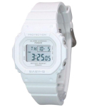 Casio Baby-G Skaitmeninis Baltas Dervos Dirželis Kvarcinis BGD-565U-7 100M Moteri&scaron;kas Laikrodis balta