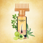 Indulekha Bringha aliejus, mažina plaukų slinkimą ir skatina naujų plaukų augimą, 100% ajurvedinis aliejus 50 ml