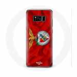 Coque Samsung Galaxy S8 slb benfica fond rouge
