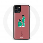 Coque Iphone 12 pro s&eacute;rie Squid Game Ji Yeong No 240 AND Kang Sae Byeok No 067