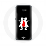 Coque pour Samsung A5 2016 Hunter x Hunter Manga Logo Fond Noir