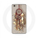 Coque pour Huawei P8 Lite Attrape R&ecirc;ve Marron