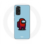 Coque pour Xiaomi Redmi Note 11S Among Us jeu vid&eacute;o Fond bleu