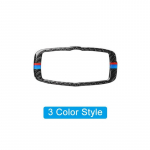 Anglies pluo&scaron;to automobilio priekinių žibintų jungiklio rėmo dekoratyvinis lipdukas skirtas BMW 5 serijos E60 X5 E70 X6 E71 2008-13 automobilių salono priedams