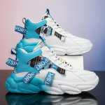 Dideli vyri&scaron;ki batai Madingi auk&scaron;to kirpimo naujos poros stiliaus batai storu padu Laisvalaikio sportiniai batai tėčiui Madingi batai 36