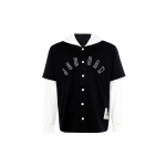 Jordan Logo Raidžių Spaudinys Spalvų Blokai Laisvalaikio Striukė su Gobtuvu Vyri&scaron;kos Striukės Juoda FB7035-010 L black