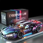 Techninės Sportcar Super Car Model Statybinės kaladėlės Plytos Gimtadienio dovanos vaikams berniukams