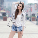 Spalvingas vaivoryk&scaron;tės kra&scaron;tas, skaidrus lietpaltis, atsparus vandeniui EVA dviratininko pončo striukė nuo lietaus, vyri&scaron;ka, moteri&scaron;ka žygio, &scaron;vari lietaus apranga M