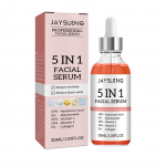 VitaminC veido serumas, 5in1 senėjimą stabdantis serumas su kolagenu ir niacinamidu, vitamino C veido drėkinamasis serumas stangrina ir tolygina odos atspalvį, 30 ml One Size