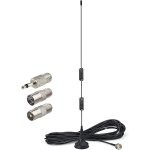 DAB FM radijo antena su magnetine baze 3M ilgintuvu, suderinama su Pioneer Yamaha Marantz Sherwood skaitmeniniu radijo Bluetooth stereo imtuvu 32cm juoda
