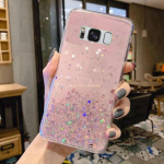 Skirta samsung galaxy S8 plus s8+ G955F G955FD Bling Glitter telefono dėklas Silicon Soft Case Visas dangtelis skirtas samsungS8plus Galinis dangtelis For Samsung G9550