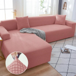 Vienspalviai elastingi sofos užvalkalai svetainei, tamprus užvalkalas fotelis sofos užvalkalas kampas L formos sekcinis sofos apsaugas 2seater145-185cm 1PC