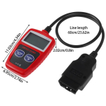 Automobilio gedimų kodų skaitytuvas OBD2 skaitytuvo kodų skaitytuvas Automatinės diagnostikos daugiafunkcis skaitytuvas nuskaito ir i&scaron;trynė gedimo CAN diagnostikos įrankis