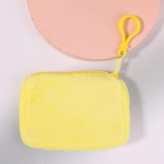 Vientisas pliu&scaron;inis monetų pinigėlis moterims, miela piniginė, ID kortelės krep&scaron;elis, raktų pakabukas, minimalistinis monetų krep&scaron;elis, kawaii piniginės moterims