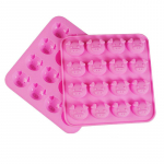 Kiaulės formos &scaron;okolado forma, torto dekoravimas, silikoninė, želė, saldainių, ledo forma