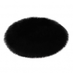 Yousheng vonios kambario neslidžios kilimėlio srities kilimėlis Svetainės grindys Joga Mink&scaron;tas kilimas Namų dekoras 30cm juoda