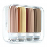 4 vnt. / rinkinys 90 ml kelioninis užpildomas buteliukas, ne&scaron;iojamas, nepralaidus, daugkartinio naudojimo losjonas &scaron;ampūnas burnos skalavimo priemonė, kosmetika rožinė