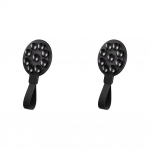 Magnetinio įsiurbimo telefono laikiklis veidrodinis du&scaron;o telefono laikiklis, skirtas iPhone 15(Juoda)