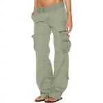 Moteri&scaron;kos baggy Cargo Pants Vintažiniai džinsai su ki&scaron;enėmis Plačios kelnės Laisvi kombinezonai Ilgos Kelnės Cargo Kelnės S