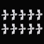 10 vnt. durų apdailos juostos juostos slenksčio slėgio plok&scaron;tės fiksuotas gnybtas, skirtas Vw Volkswagen Touareg Porsche Cayenne plastikiniams automobilių tvirtinimo elementams onesize