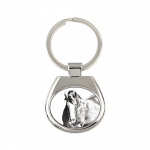 Clydesdale - keychain with a horse, keychain with a print, personalized pendant from the Art-Dog brand sidabras
