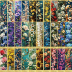 30 lapų / dėžutė Retro kinų stiliaus žymės Anime Vintažiniai esteti&scaron;ki gėlių rūmai Žymė knygoms Grožio scenarijus 30pcs