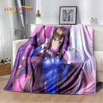 Overwatch Žaidimas Žaidėjas DVA Reaper Mink&scaron;tas Pliu&scaron;inis Antklodis, Flanelinis Antklodis Mesti Antklodė Svetainei Miegamajam Lovai Sofai Piknikui Vaikui 3D 30x40in