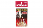 Shout JH-02 Jaco Hook Rigged Assist Rainbow Feather Dydis LL (2/0) (8044)
