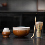 Matcha &scaron;luotelės rinkinys Ceremonijos aksesuaras Keramikinis rinkinys Japoni&scaron;ka &scaron;ventė Thread and Blue