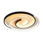 Miegamojo Led liustra &Scaron;viesa Juoda Balta Moderni lubų lempa Mansarda Svetainė Valgomasis Diameter -50cm