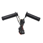 Motociklo elektrinės &scaron;ildymo rankenos 12V 22mm vairo &scaron;ildytuvas ATV dviračio motorolerio rankenos rankenos &scaron;ildytuvas žiemai 12.5*2.2cm,13.7*2.2cm juoda