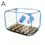 Oro dėžė Ne&scaron;iojama Sulankstoma Grybų auginimo Stacionari Skaidri Palapinė Vėdinimas Didelis Rinkinys Auginimo Talpa Stabili H2W8 mėlyna