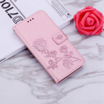 Rožinės spalvos odinis dėklas &bdquo;Samsung Galaxy A15 A25 A35 A55 5G A06 S24 S25 A26 A36 A32 A52 A56 A05S A14 A24 A34 A54 S23 A16 A13 M35&ldquo; dėklui Galaxy A06 ry&scaron;kiai rožinė