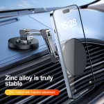 Magnetinis belaidis įkroviklis automobilinio telefono laikiklio sukimasis 15W greito įkrovimo Easy Paste montavimo stovas, skirtas Magsafe Iphone 15 14 13 Pro Max