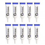 10X Silikoninis tepalas Vandeniui atsparus Maistinis Tepalas O žiedams Pavaroms Vamzdeliams Montuojamiems Guoliams Sandariklis Vožtuvų Tepalas