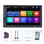 7 colių autoradio 2 din automobilio radijo stereofoninis įrenginys, skirtas universaliam MP5 grotuvui Multimedijos grotuvas 2 DIN Carplay Android Auto TF USB 1 pcs