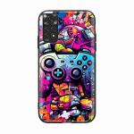 Juodas dėklas, skirtas Samsung Note 20 Lite S24 Ultra S23 A03 A05 A06 A11 A71 A15 A16 A13 A24 A25 A33 A52 A53 A50 M55 M35 Plus R-83 Fortnite Play Samsung A15