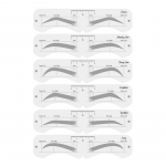 3/6 vnt. Nauji vienkartiniai antakių trafaretai lipdukai Grooming Shaper &Scaron;ablonas Profesionalus akių makiažo trafaretai Antakiai Grožio Makiažo priemonės 3pcs