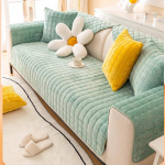 Flanelinė sofos pagalvė &bdquo;Four Seasons&ldquo; Bendra neslystanti sustorėjusi svetainės sofos atlo&scaron;o užvalkalas &Scaron;iuolaikinė pliu&scaron;inė sėdynės pagalvėlė 70x70