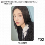 ITZY 9-asis mini albumas aukso standartas su oficialiu fotokortelių atviruko plakatu kpop Yeji - Photocard #2