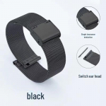 Nerūdijančio plieno laikrodžio dirželis, skirtas &bdquo;Huawei GT3&ldquo; ir &bdquo;Apple Watch&ldquo;, 04 eilučių vienos sagties dizainas 20*20mm