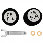 2/4 vnt. Belaidis Automobilio Apsaugos Signalizatorius Bluetooth 5.0 I&scaron;orinis Padangų Slėgio Jutiklis Motociklo TPMS Stebėjimo Sistema
