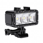 30m 98.4ft Mini Povandeninis Vandeniui atsparus Nardymo LED Vaizdo &Scaron;viesa Užpildymo Lempa Hero for SJCam