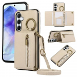 Krep&scaron;ys per petį kortelių dėklas piniginė Samsung Galaxy S25 Ultra S24 S23 FE S22 S21 Plus A06 A26 A16 A36 A56 A55 A35 odinis dėklas Galaxy A35 5G