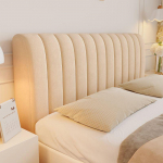 2024 Eleganti&scaron;kas lovos galvūgalio užvalkalas: Mink&scaron;ta, auk&scaron;tos klasės, viską apimanti pagalvėlė rudeniui ir žiemai Headboard Length 120cm | High-Density PP Cotton