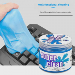 Daugiafunkcis automobilio valymo gelis dulkių &scaron;alinimui Blue Cleaning Mud 160g