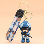 Creative Special Forces Soldier Keychain - Stylish Gift for Men, Car and Bag Accessory Standard Packaging