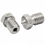 5 vnt. Nerūdijančio plieno antgalis Ekstruderis 3D spausdintuvo dalys Filamentas Sriegiuota dalis 0.4-1.75mm