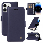 Piniginės Kortelių Skyrių Laikiklis Magnetinis Atlenkiamas Odinis Dėklas iPhone 16E 16 15 Pro Max 14 Plus 13 Mini 12 11 X XS XR SE2 SE3 8 7 6 2022 iPhone 16E levanda